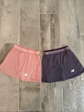 New Balance Athletic Skorts - Pink & Navy